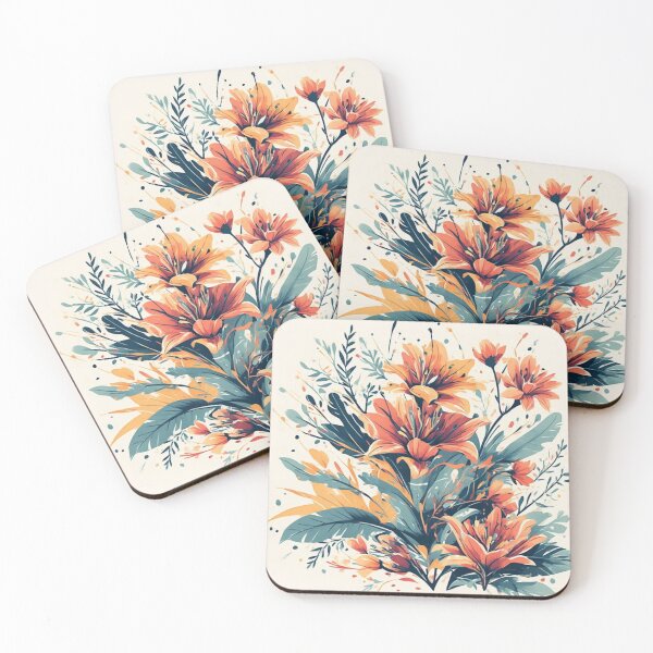 Item preview, Orange flowers designed and sold by Kari's shop.