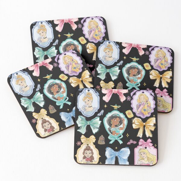 Item preview, Disney Princess And Bows Watercolor Portraits Collage T Shir designed and sold by raneronicole.
