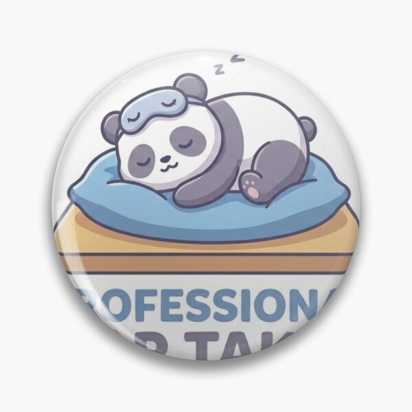 Item preview, Professional Nap Taker Cute Sleeping Panda Sticker designed and sold by JeevanStickers.