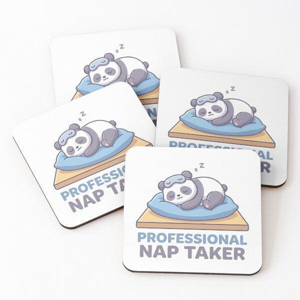 Item preview, Professional Nap Taker Cute Sleeping Panda Sticker designed and sold by JeevanStickers.