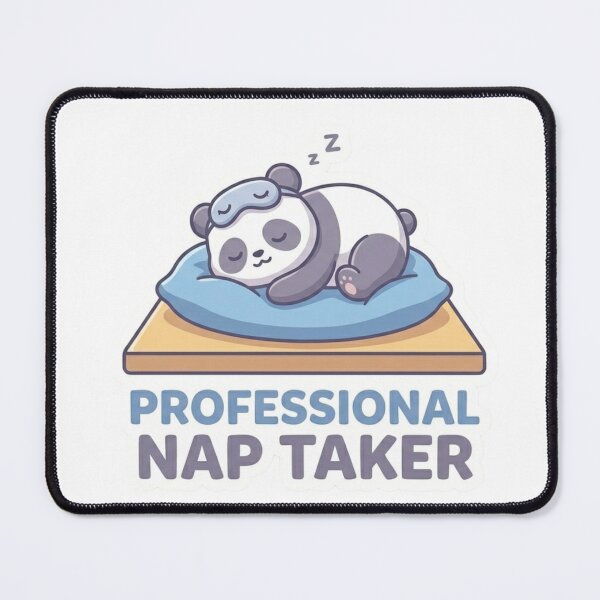 Item preview, Professional Nap Taker Cute Sleeping Panda Sticker designed and sold by JeevanStickers.