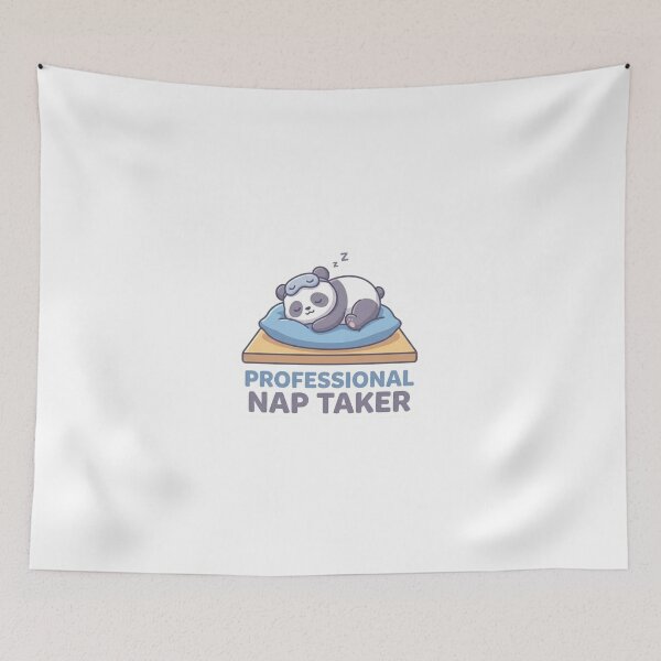 Item preview, Professional Nap Taker Cute Sleeping Panda Sticker designed and sold by JeevanStickers.
