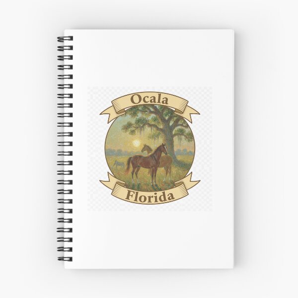 Item preview, Ocala, Florida - Horses and Oak Tree - Part 3 designed and sold by nona003.