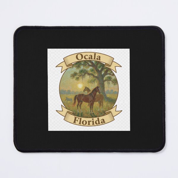 Item preview, Ocala, Florida - Horses and Oak Tree - Part 3 designed and sold by nona003.