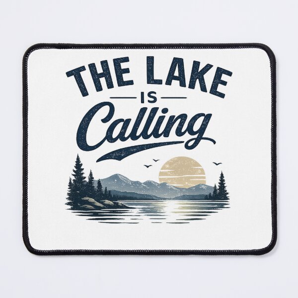Item preview, The Lake Is Calling – Vintage Lake Life Typography Design designed and sold by Digal92.