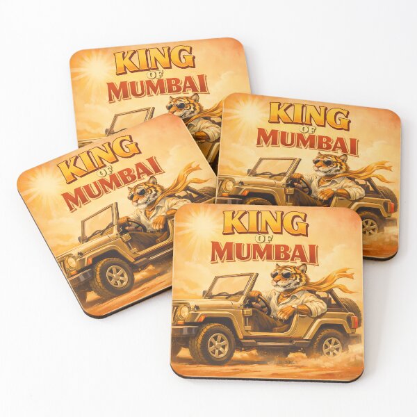 Item preview, King of Mumbai Tiger Vintage India Art designed and sold by AuraloomAtelier.