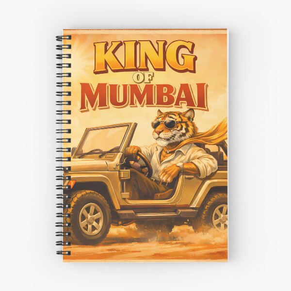 Item preview, King of Mumbai Tiger Vintage India Art designed and sold by AuraloomAtelier.