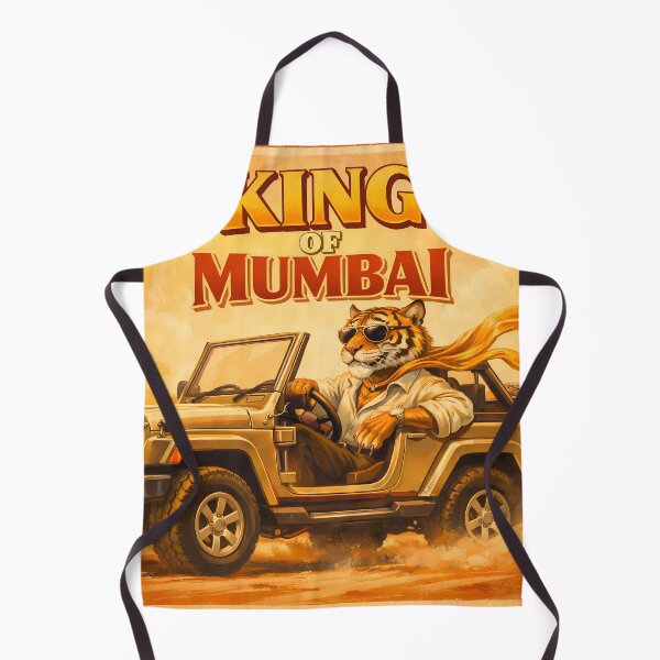 Item preview, King of Mumbai Tiger Vintage India Art designed and sold by AuraloomAtelier.