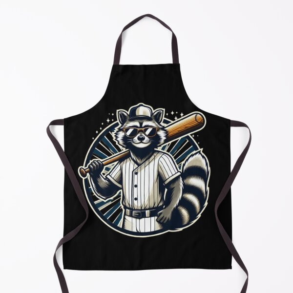 Item preview, Baseball Raccoon – Playful Sports Mascot Art  designed and sold by Dogandesighn.
