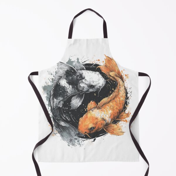 Item preview, Koi Fish Yin Yang T-Shirt Japanese Art Print Zen Gift designed and sold by Niche-Forge.