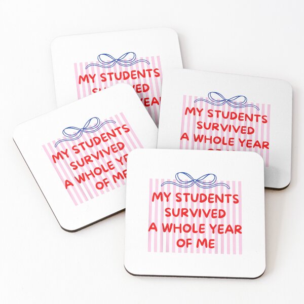 Item preview, My Students Survived A Whole Year of Me Funny Teacher Design designed and sold by kiralynstration.
