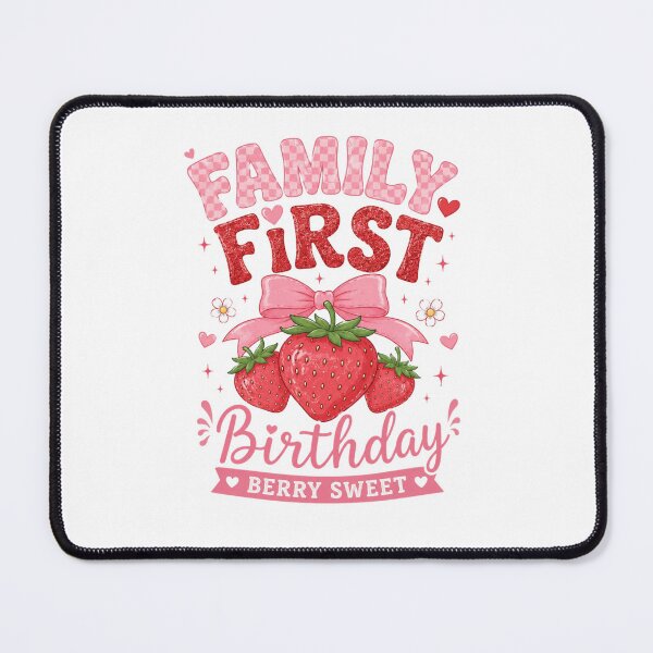 Item preview, Berry Sweet First Birthday Strawberry Design designed and sold by BunBuntheDog-.