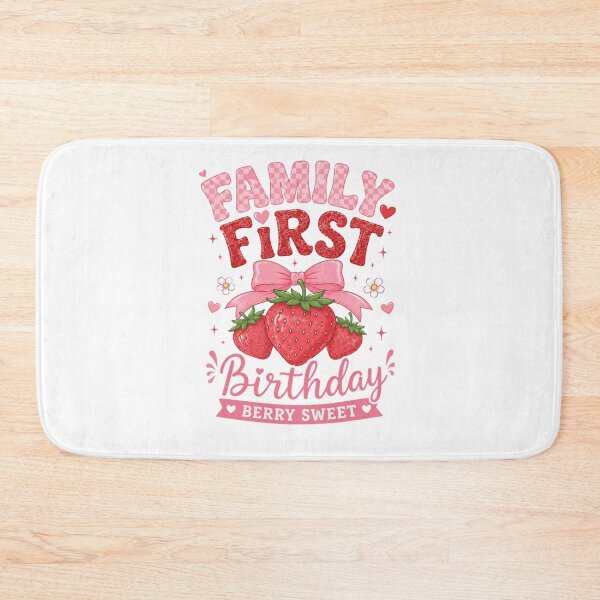 Item preview, Berry Sweet First Birthday Strawberry Design designed and sold by BunBuntheDog-.
