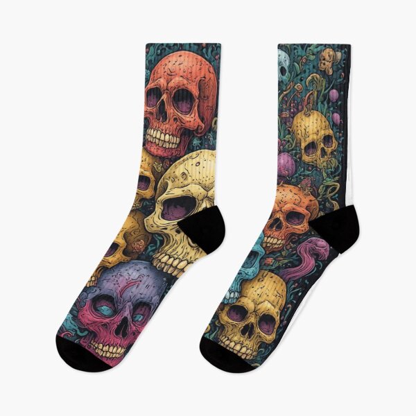Item preview, Colorfully skulls 3 designed and sold by Kari's shop.