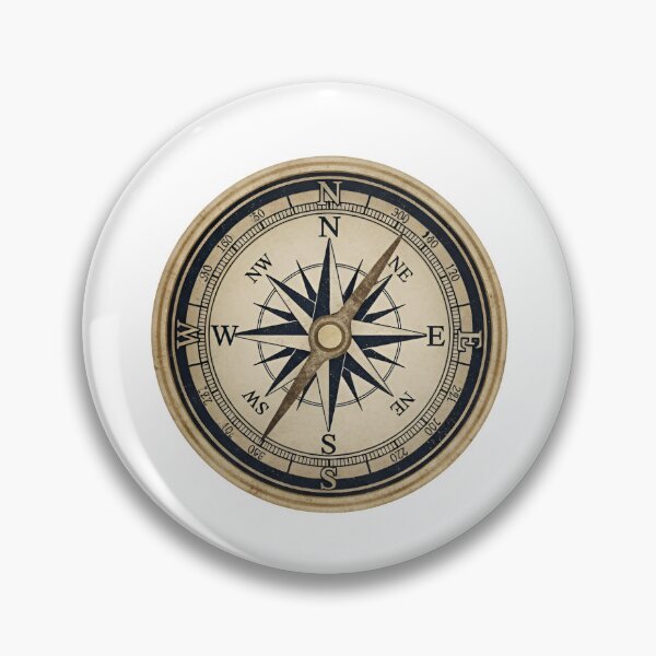 Item preview, A close-up of a compass needle pointing towards the North Star in a starry night sky designed and sold by VerizalShop.