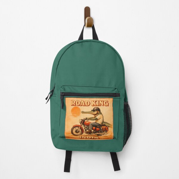 Item preview, Road King Crocodile Vintage India Art designed and sold by AuraloomAtelier.