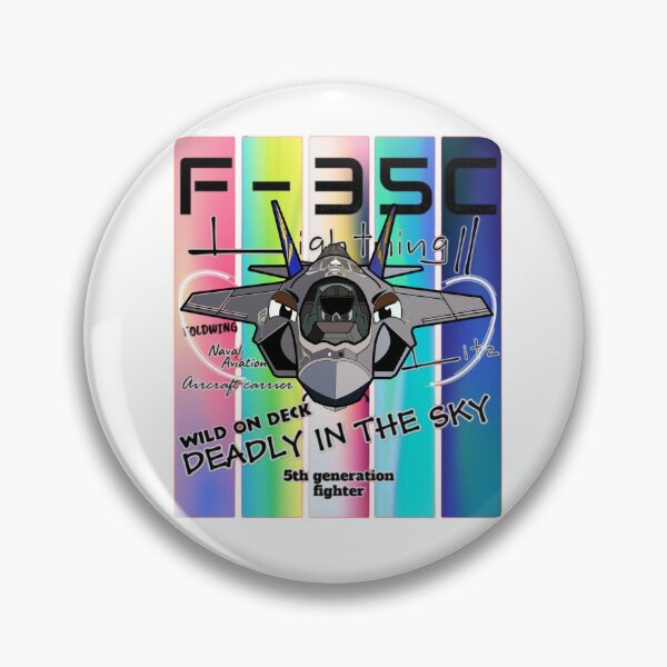 Item preview, Wild On Deck Deadly In The Sky F-35C Litz Anime Jet Art designed and sold by HEROHIRO.