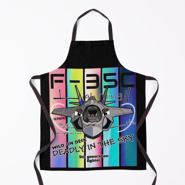 Item preview, Wild On Deck Deadly In The Sky F-35C Litz Anime Jet Art designed and sold by HEROHIRO.