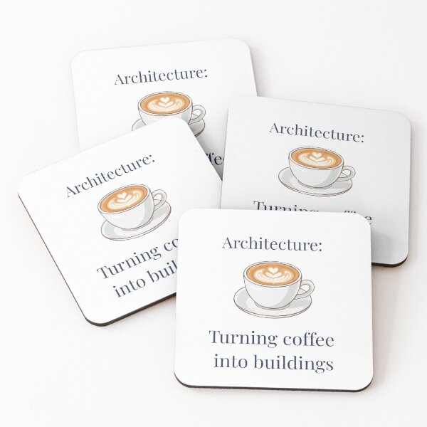 Item preview, Architecture Turning Coffee Into Buildings Funny Architect T-Shirt Gift designed and sold by Niche-Forge.