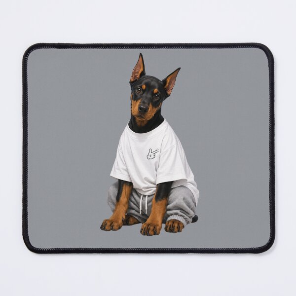 Item preview,  Cool Doberman Puppy in Oversized White T-Shirt designed and sold by Aimetoi.