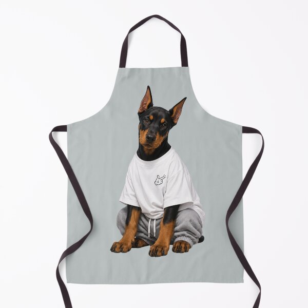 Item preview, Cool Doberman Puppy in Oversized White T-Shirt designed and sold by Aimetoi.