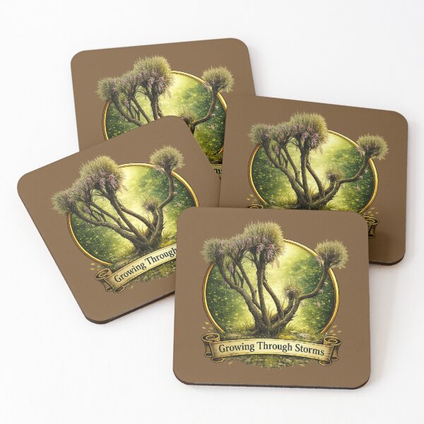 Item preview, Growing Through Storms Tree Emblem designed and sold by BigBrainPrints.