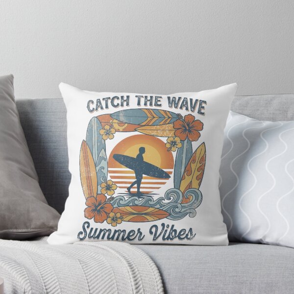 Item preview, Catch The Wave Retro Summer Vibes Surfer designed and sold by TeNovaStudio.