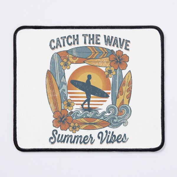 Item preview, Catch The Wave Retro Summer Vibes Surfer designed and sold by TeNovaStudio.