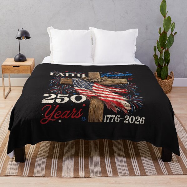 Item preview, 250 Years Faith And Freedom Christian Patriotic USA 1776 2026 Design designed and sold by kiralynstration.