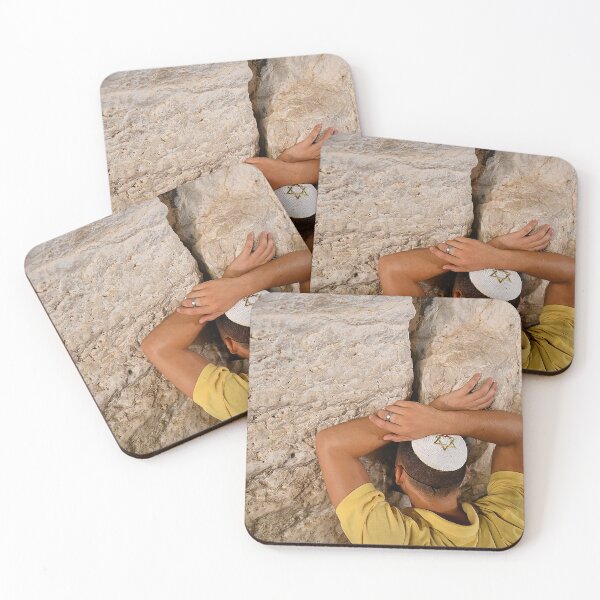 Item preview, Western Wall Prayer Art, Jewish Man Praying, Jerusalem Spiritual Photo, Jewish Heritage Print designed and sold by HechtmanFineArt.