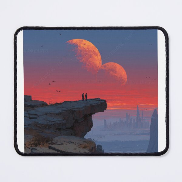 Item preview, Rock Band Alien Planet Art — Bold Epic Music Print designed and sold by CosmicRockArt.