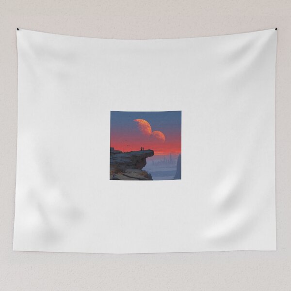 Item preview, Rock Band Alien Planet Art — Bold Epic Music Print designed and sold by CosmicRockArt.