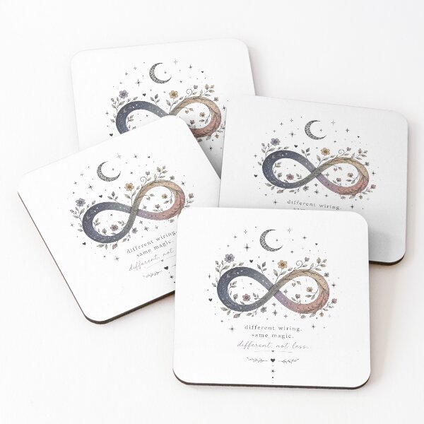 Item preview, Different Wiring, Same Magic – Neurodiversity Infinity Design designed and sold by ColorNest Designs.