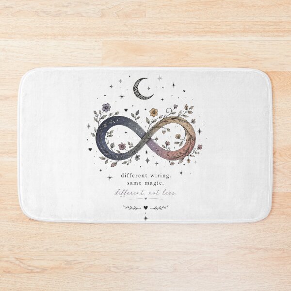 Item preview, Different Wiring, Same Magic – Neurodiversity Infinity Design designed and sold by ColorNest Designs.