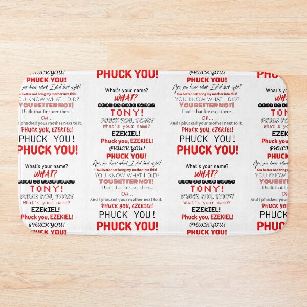 Item preview, What’s Your Name Tony Ezekiel | Funny Internet Meme Quote | Viral Typography Art designed and sold by SergioMiklos.