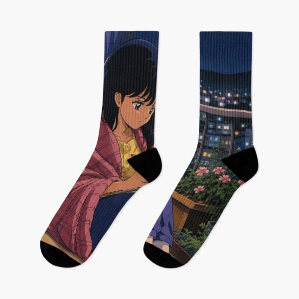 Item preview, Balcony Reading - Anime Girl Aesthetic designed and sold by bapupa.