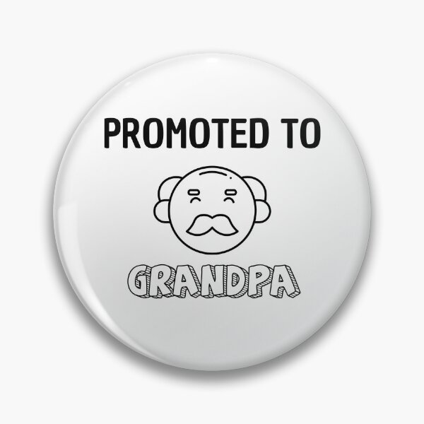 Item preview, Promoted to Grandpa designed and sold by Cami & Co. Design.