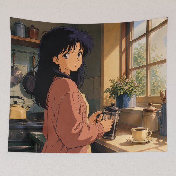 Item preview, Coffee Morning - Anime Girl Aesthetic designed and sold by bapupa.
