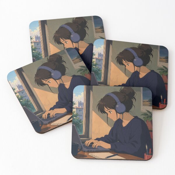 Item preview, Desk Setup - Anime Girl Aesthetic designed and sold by bapupa.