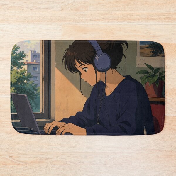 Item preview, Desk Setup - Anime Girl Aesthetic designed and sold by bapupa.