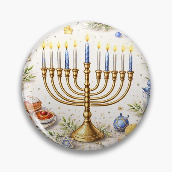 Item preview, Festival of Lights — The Hanukkah Menorah designed and sold by LuluLeb.