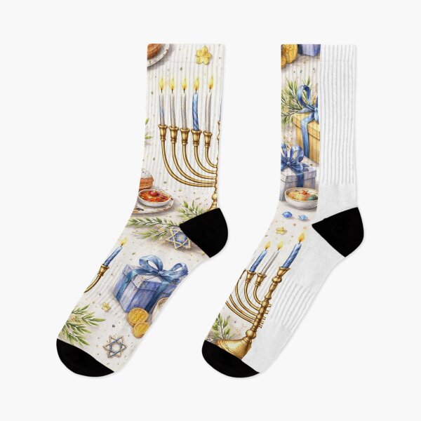 Item preview, Festival of Lights — The Hanukkah Menorah designed and sold by LuluLeb.