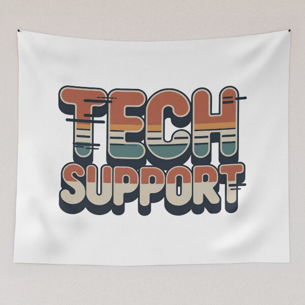 Item preview, Elon Tech Support, Retro Vintage Style designed and sold by graphic-genie.