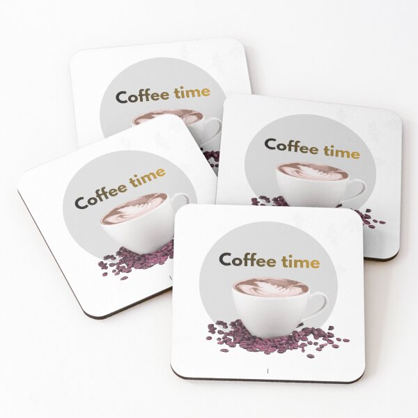 Item preview, Coffee and Cozy Vibes – Aesthetic Coffee Bean Artwork designed and sold by AestheticByZim.