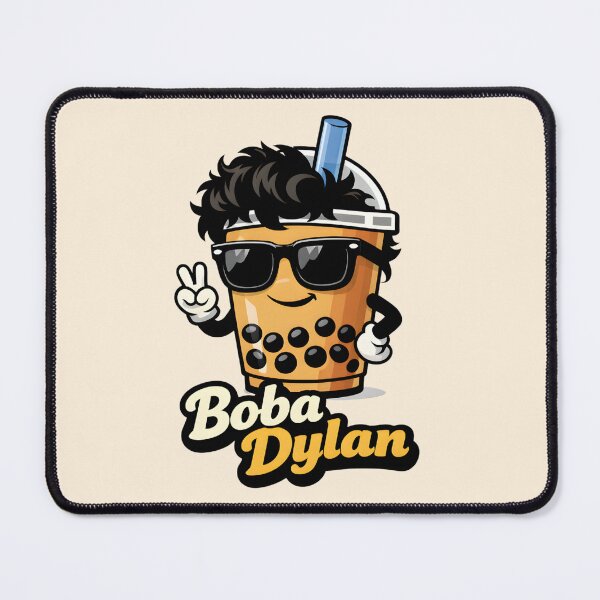 Item preview, Cute Boba Tea Mascot Cool Sunglasses Bubble Tea Fan designed and sold by Fanverse Merchandise.