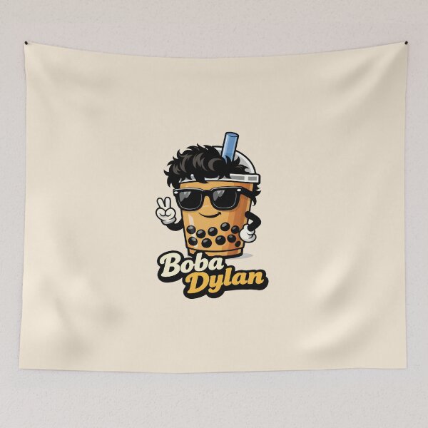 Item preview, Cute Boba Tea Mascot Cool Sunglasses Bubble Tea Fan designed and sold by Fanverse Merchandise.