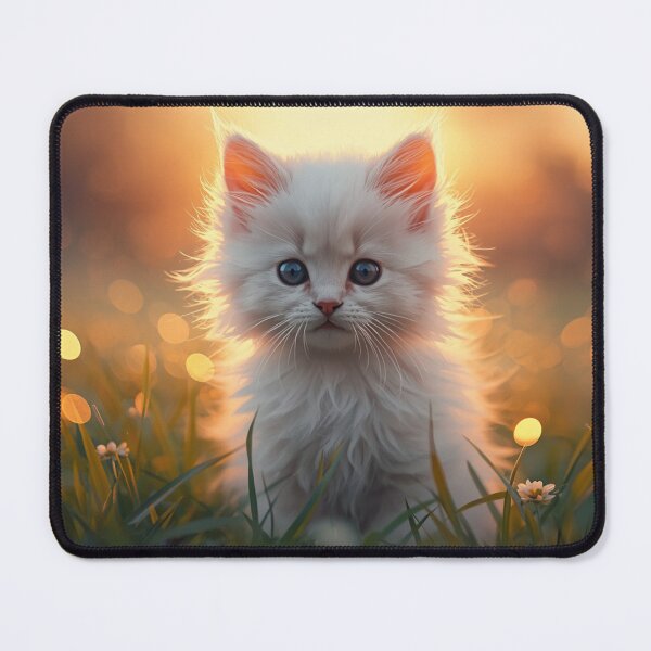 Item preview, Cute Fluffy White Kitten designed and sold by JulieSouster.