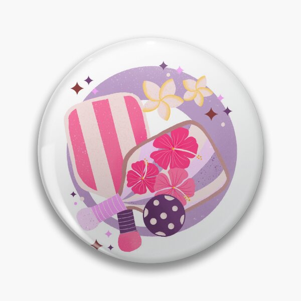 Item preview, Tropical Pickleball Paddles - pink and purple designed and sold by Home Cyn Home.