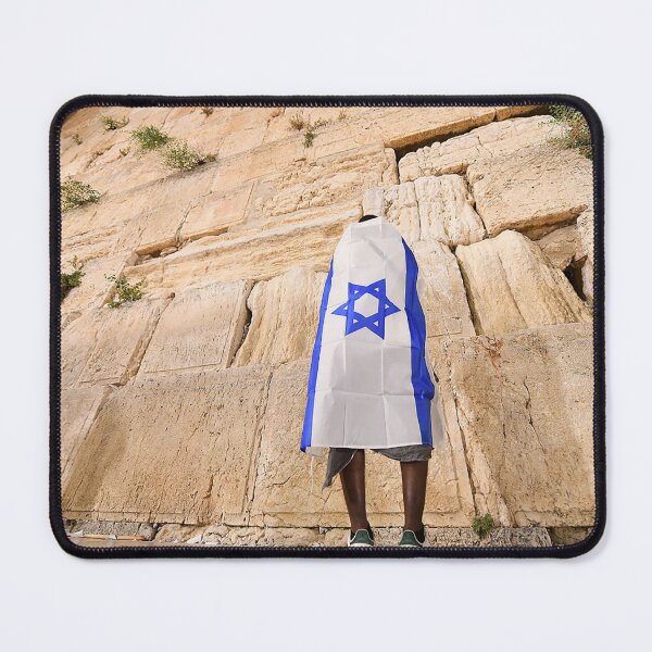Item preview, Jerusalem Wall Art • Israel Flag Kotel Print • Jewish Home Décor Gift • Western Wall Photography • Israel Patriotic Décor designed and sold by HechtmanFineArt.