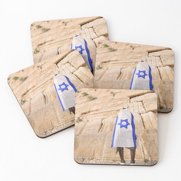 Item preview, Jerusalem Wall Art • Israel Flag Kotel Print • Jewish Home Décor Gift • Western Wall Photography • Israel Patriotic Décor designed and sold by HechtmanFineArt.